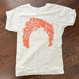Ed Sheeran Graphic T-Shirt in Cream and Orange